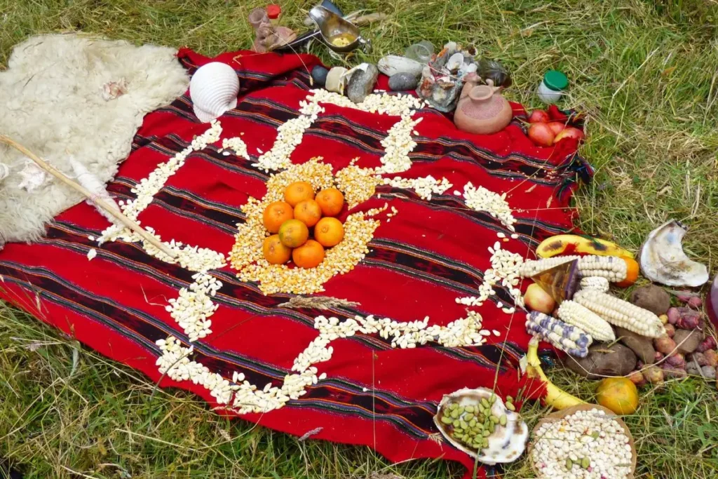 rituals of payment to the earth